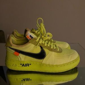 air force off white neon